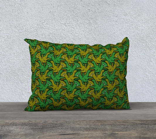 20" x 14" Pillow Case (Earth Dragons)