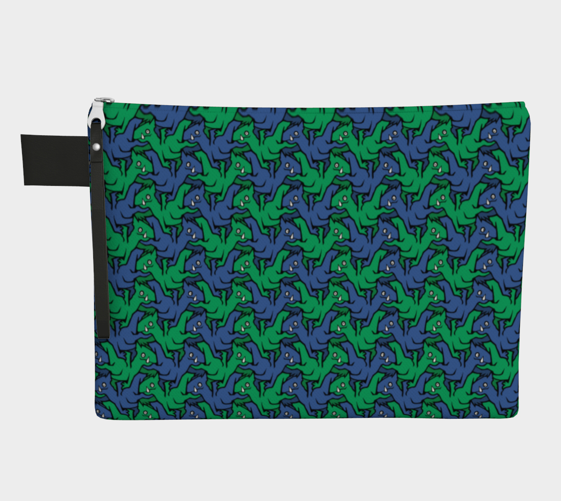 Zipper Carry-all (Water Dragons)