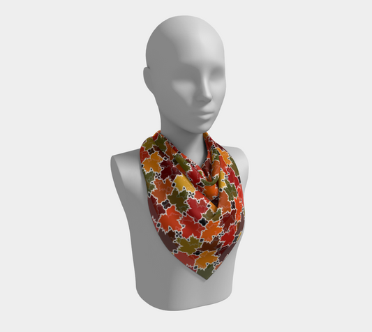 Square Scarf (Fall Leaves)