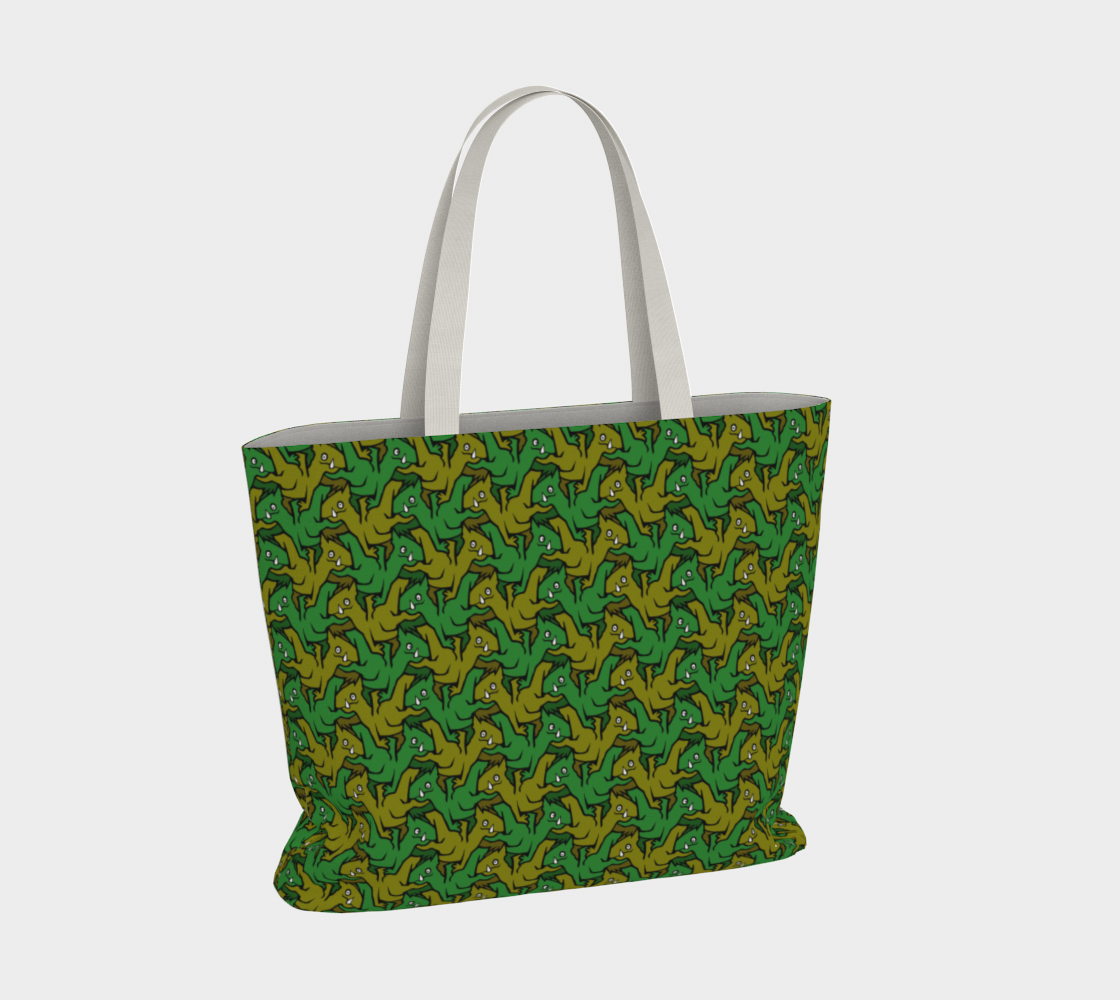 Large Tote Bag (Earth Dragons)