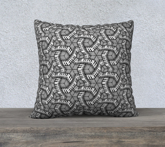 22" x 22" Pillow Case (Piano World)