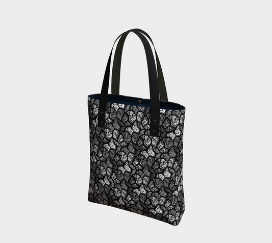 Tote Bag (Grey Butterflies)