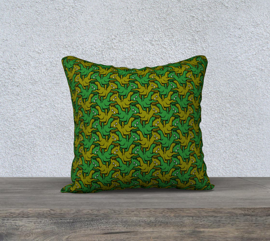 18" x 18" Pillow Case (Earth Dragons)