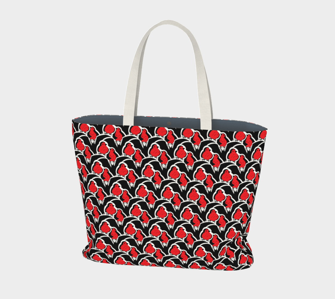 Large Tote Bag (Bats & Robins)