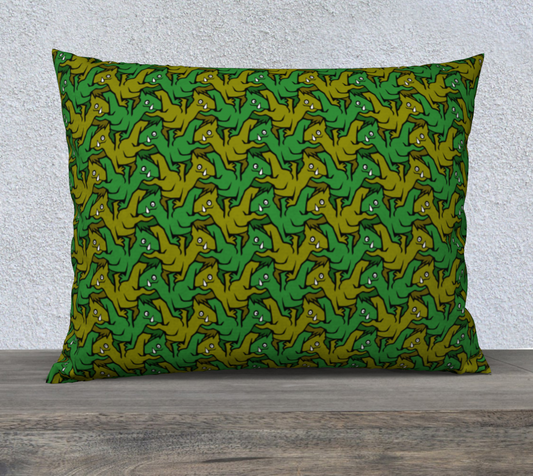 26" x 20" Pillow Case (Earth Dragons)