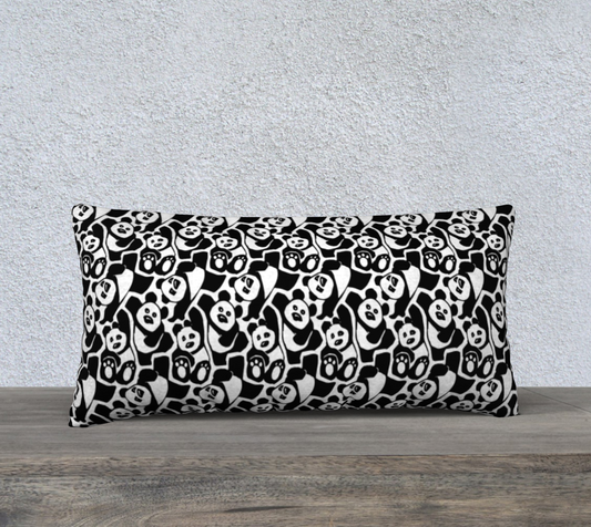 24" x 12" Pillow Case (Dancing Pandas)